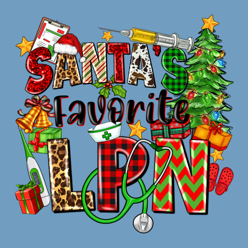 Santa's Favorite Lpn Urban Heavy Tee by Zillion Design Studio | Teevron