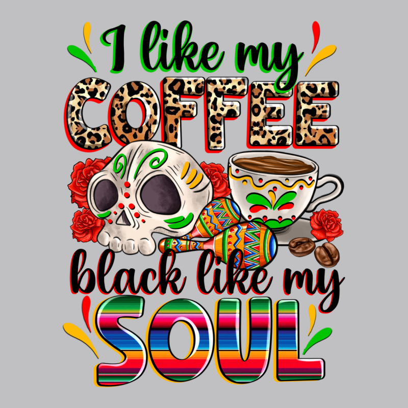 I Like My Coffee Black Like My Soul Long Sleeve Tee by Zillion Design Studio | Teevron