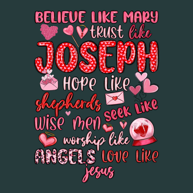 Believe Like Mary Trust Like Joseph Valentine S Da Premium Hoodie by MaliasSmallBusiness | Teevron