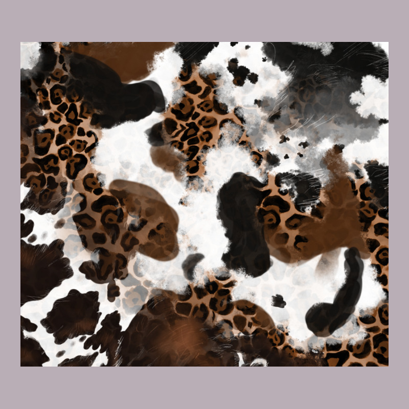 Cowhide And Leopard Pattern Vintage Tee by RanaPortraitStore | Teevron