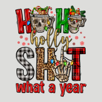 Ho Ho Holly Shit What A Year Zipper Hoodie | Teevron