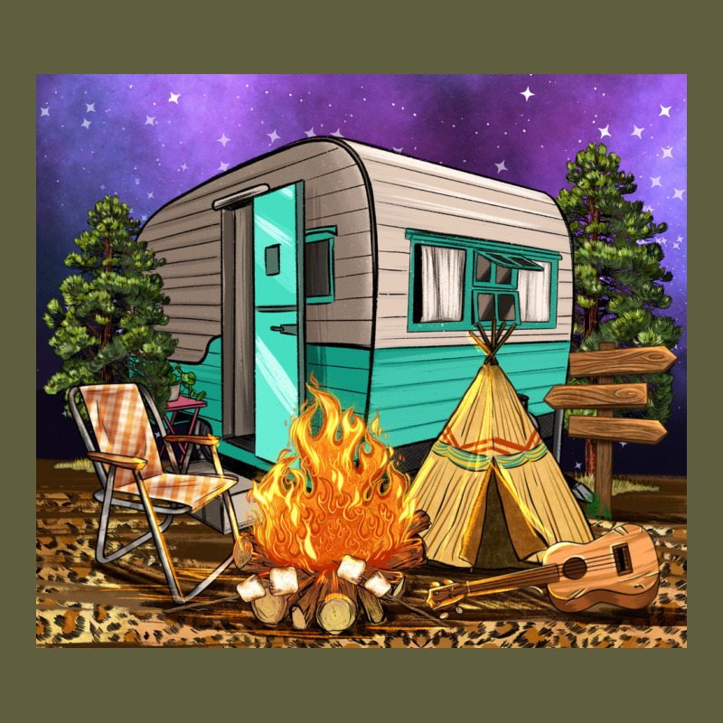 Camping Vintage Tee by RanaPortraitStore | Teevron