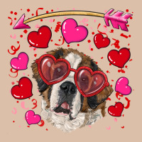 Valentine's Day  Saint Bernard Dog Urban Heavy Tee | Teevron