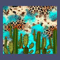 Cactus Turquoise Leopard Cowhide Tumbler Rana Vintage Tee | Teevron