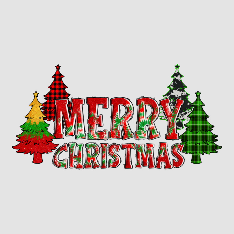 Merry Christmas Glitter Plaid Trees Premium Sweatshirt by AdoDesignShop | Teevron