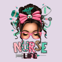 Afro Messy Bun Nurse Life Classic Tee | Teevron