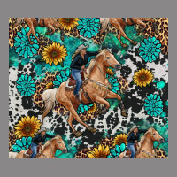 Cowgirl Sunflower Turquoise Vintage Tee | Teevron