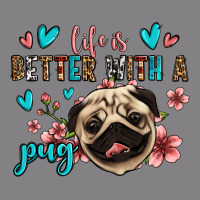 Life Is Better With A Pug Heavyweight Hoodie | Teevron