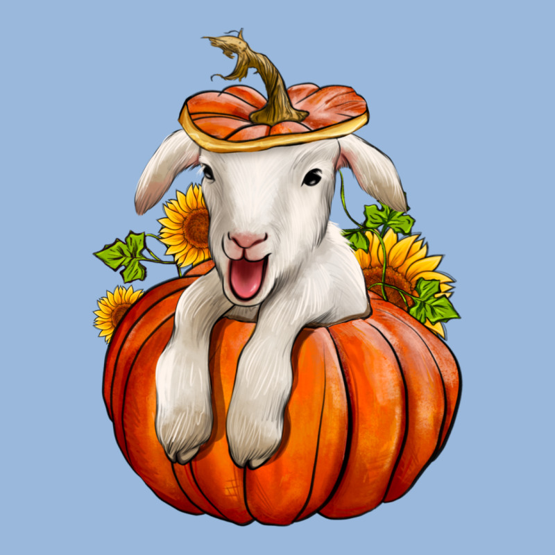 Fall Pumpkin Lamb Nancy Cooper Premium Hoodie by NancyCooperArtShop | Teevron