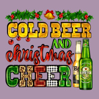 Cold Beer And Christmas Cheer With Beer Bottles Heavyweight Hoodie | Teevron