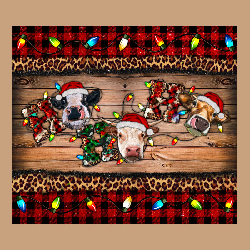 Hohoho Christmas Cows Vintage Tee by RanaPortraitStore | Teevron