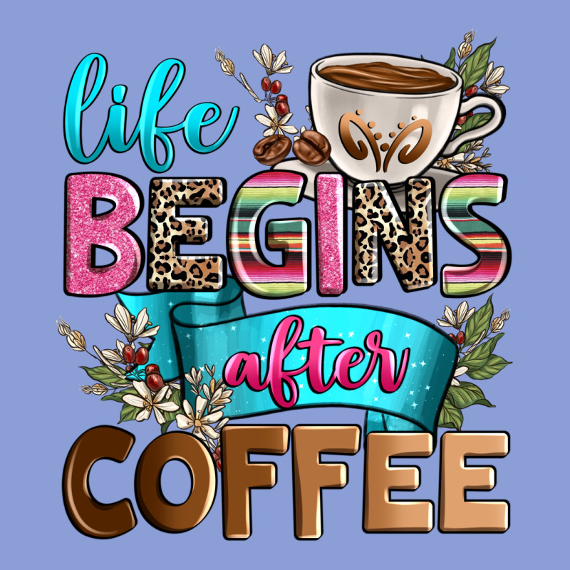 Life Begins After Coffee Long Sleeve Tee by Zillion Design Studio | Teevron