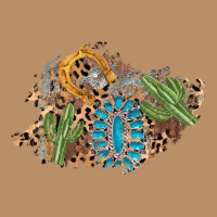 Horseshoe Leopard Gemstone Cactus Patch Vintage Hoodie | Teevron