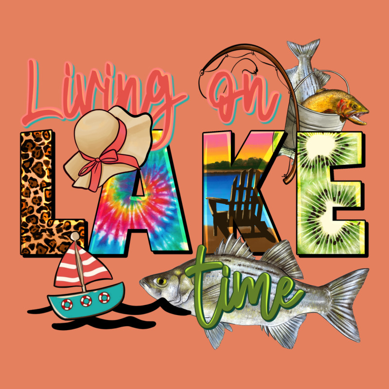 Living On Lake Time Classic Tee by Zillion Design Studio | Teevron