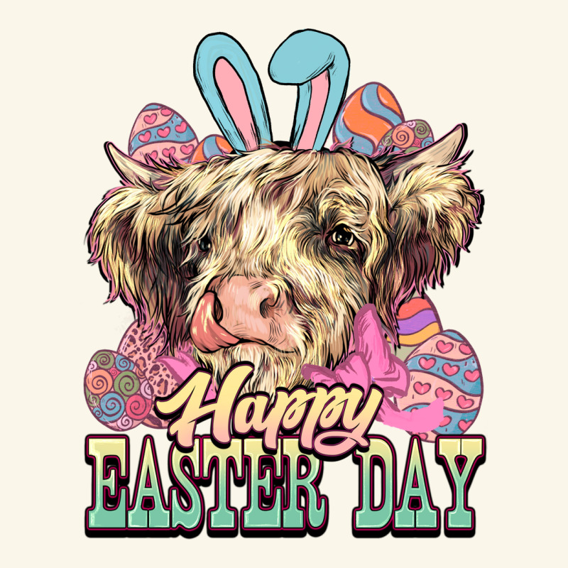 Easter Day Cow Premium Hoodie by NancyCooperArtShop | Teevron