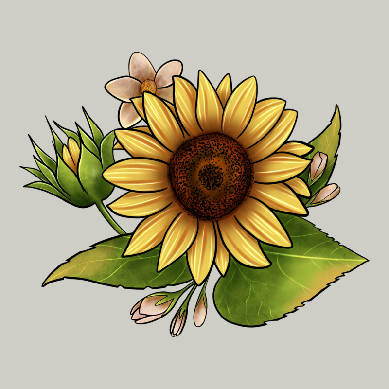 Sunflower Heavyweight Hoodie by JahusDesignShop | Teevron