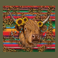 Serape Leopard Turquoise Sunflowers Cow Vintage Tee | Teevron