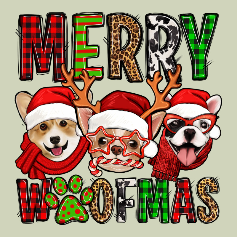 Merry Woofmas Dogs Heavyweight Hoodie by Jasminsmagicworld | Teevron