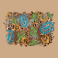 Horseshoe Leopard Gemstone Cactus Background Vintage Hoodie | Teevron