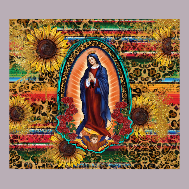 Sunflower Serape Lady Of Guadalupe Vintage Tee by RanaPortraitStore | Teevron