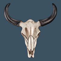 Western Bull Skull Tbw Urban Heavy Tee | Teevron