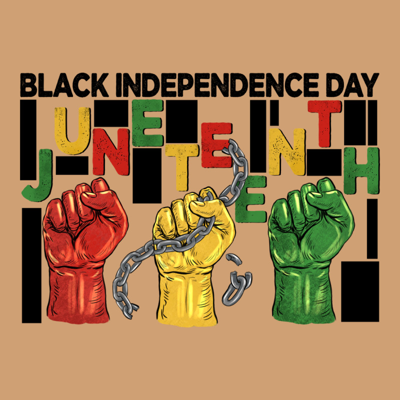 Black Independence Day Juneteenth Vintage Tee by BarkalooDesign | Teevron