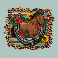 Western Horse Horseshoe Roses Sunflowers Serape Leopard Premium Sweatshirt | Teevron