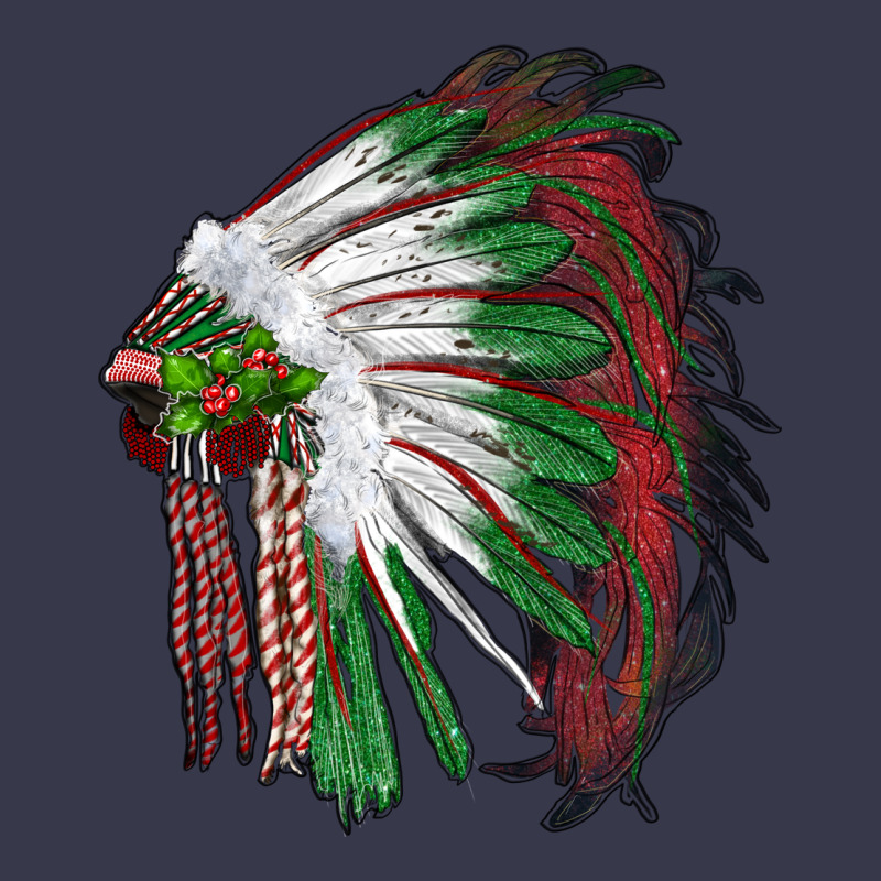 Christmas Indian Feather Headdress Long Sleeve Tee by RanaPortraitStore | Teevron