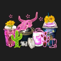 Neon Western Coffee Cups Classic Tee | Teevron