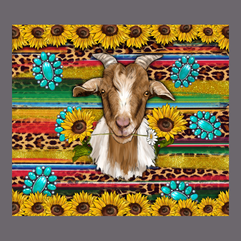 Goat Sunflowers Gemstones Serape Leopard Glitter Premium Sweatshirt by Artiststas | Teevron
