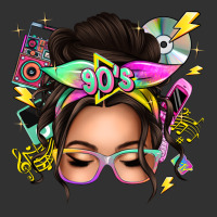 90s Messy Bun Urban Heavy Tee | Teevron