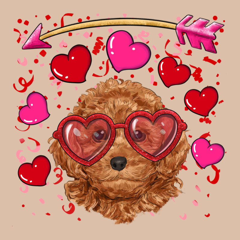 Valentine's Day Toy Poodle Urban Heavy Tee by RanaPortraitStore | Teevron