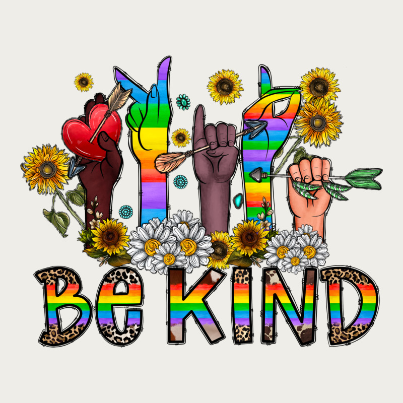 Be Kind Zipper Hoodie by CowhideDigitalArt | Teevron
