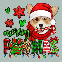 Merry Pawmas Christmas Corgi Heavyweight Hoodie | Teevron