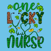 Leopard Glitter One Lucky Nurse Premium Sweatshirt | Teevron