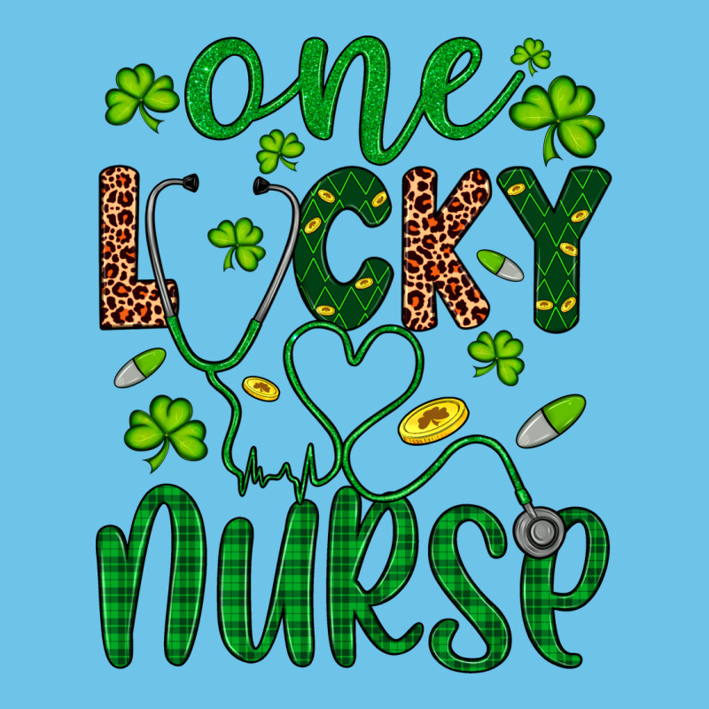Leopard Glitter One Lucky Nurse Premium Sweatshirt by Artiststas | Teevron