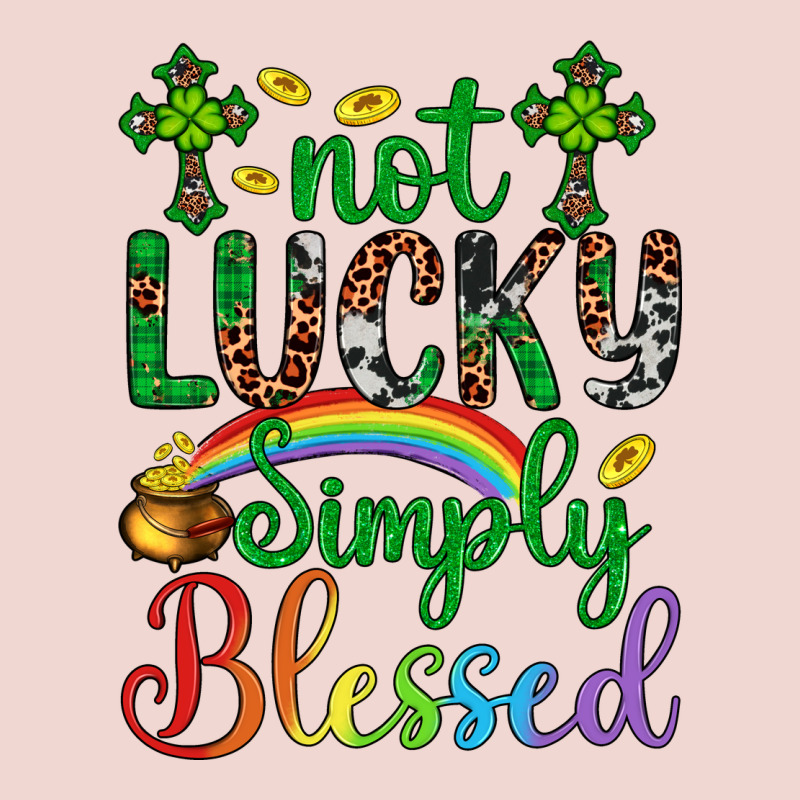 Western St. Patrick's Day Cross Not Lucky Simply Blessed Premium Sweatshirt by Artiststas | Teevron