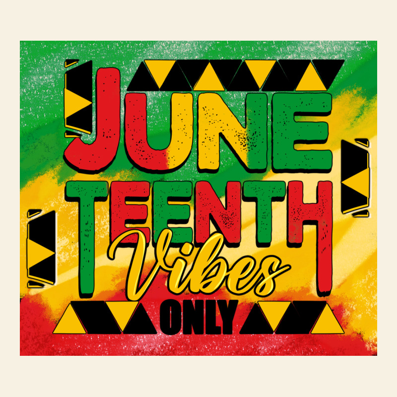 Juneteenth Vibes Only Tumbler Vintage Tee by BarkalooDesign | Teevron