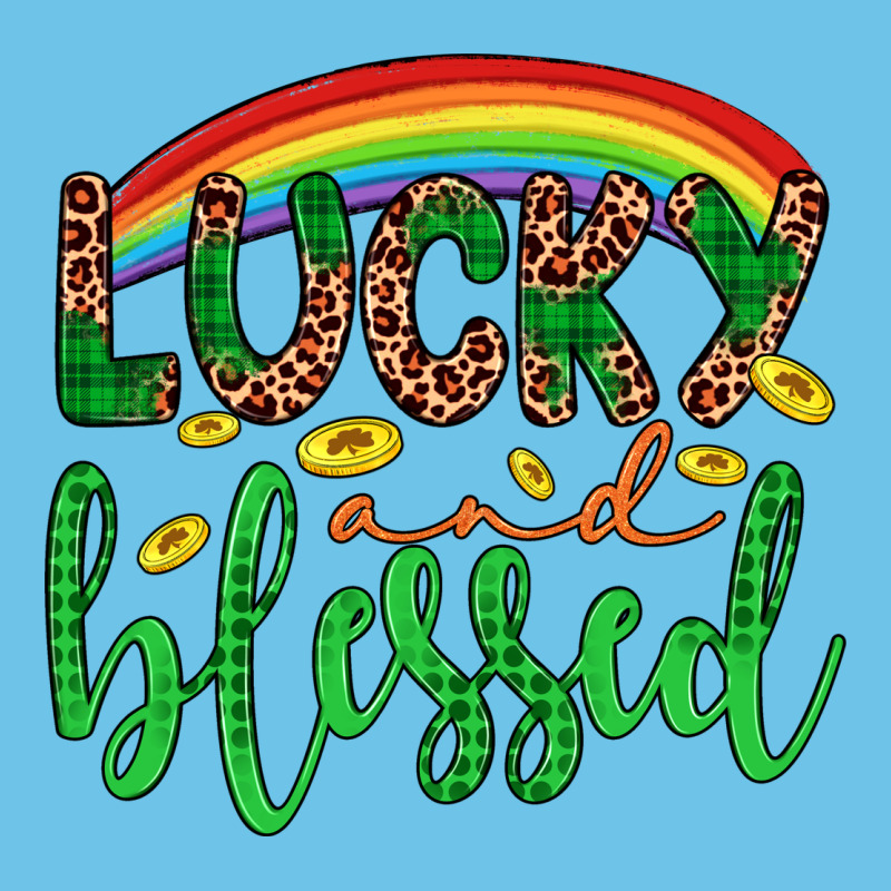 Western St. Patrick's Rainbow Lucky And Blessed Premium Sweatshirt by Artiststas | Teevron
