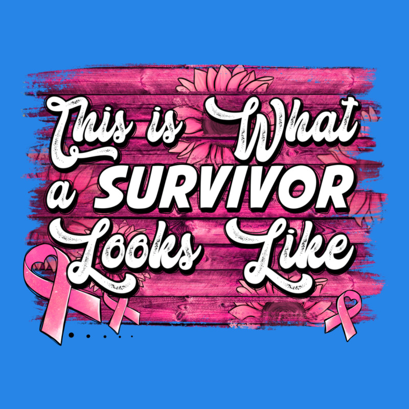 This Is What A Survivor Looks Like Breast Cancer Premium Hoodie by NancyCooperArtShop | Teevron