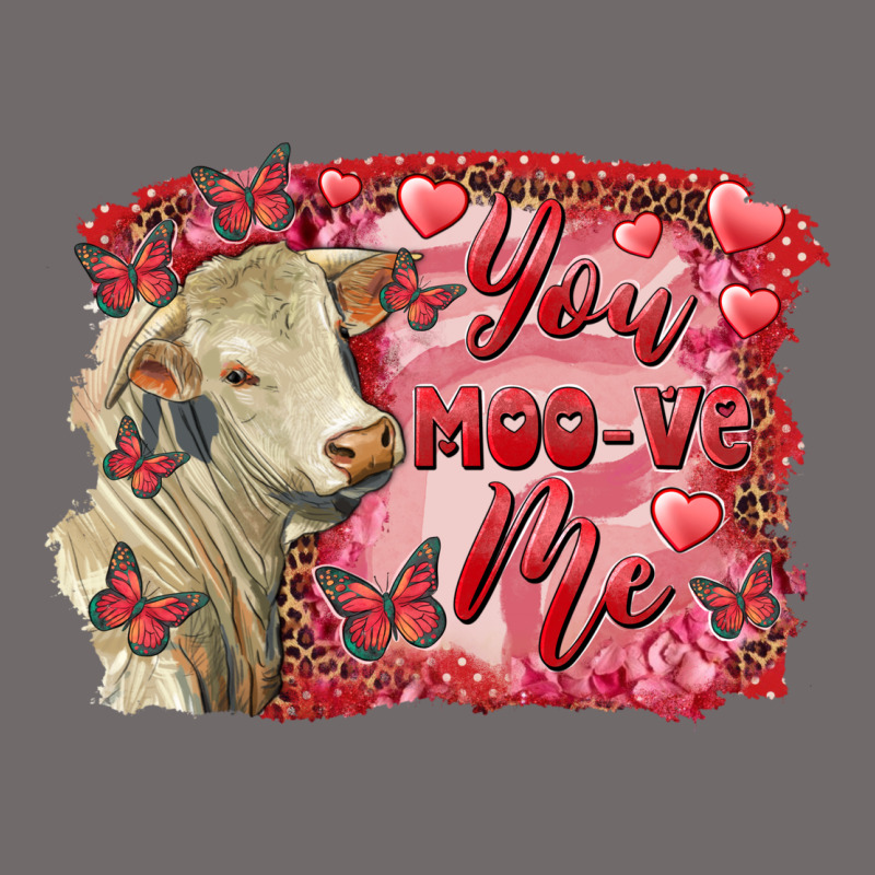 Valentine's Day You Moo Ve Me Charolais Cow Urban Heavy Tee by RanaPortraitStore | Teevron