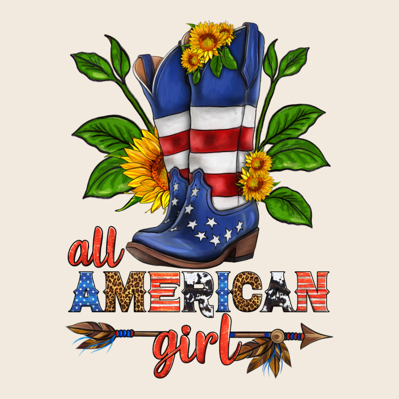 All American Girl Cowboy Boot With Sunflower Zipper Hoodie by HRA Design Shop | Teevron