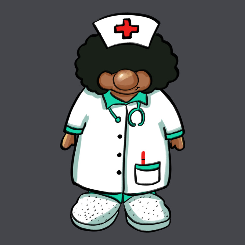 African Nurse Gnome Afro Hair Classic Tee by BarkalooDesign | Teevron