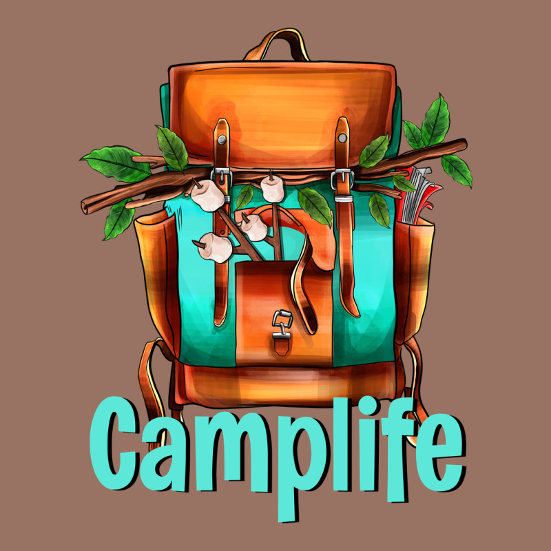 Camp Life Camp Backpack Premium Hoodie by AdoDesignShop | Teevron