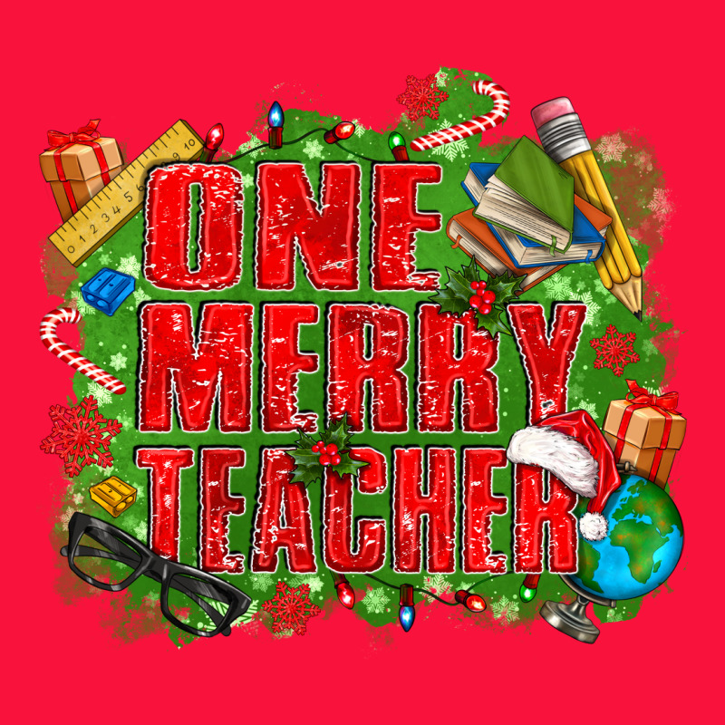One Merry Teacher Classic Tee by texasbilliewilder | Teevron