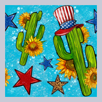 4th Of July Cacti Seamless Pattern Heavyweight Hoodie | Teevron