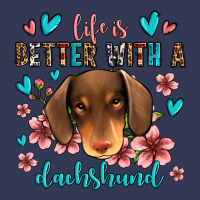 Life Is Better With A Dachshund Heavyweight Hoodie | Teevron