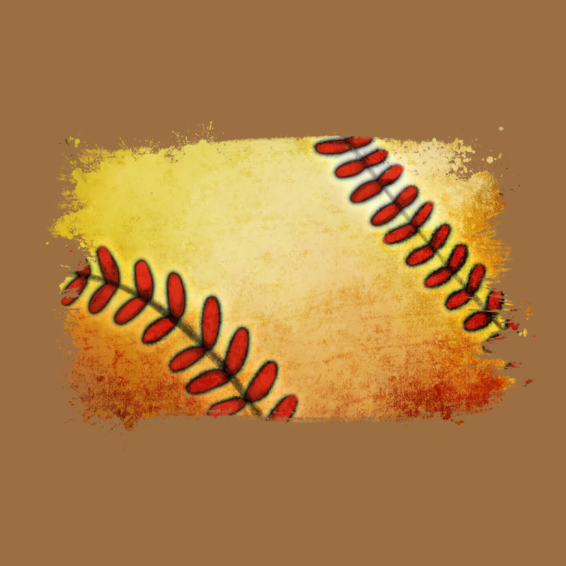 Softball Brushstroke Vintage Tee by RanaPortraitStore | Teevron