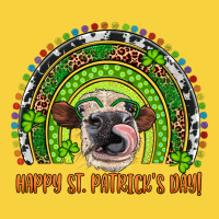 Western Happy St. Patrick's Day Cow Rainbow Premium Sweatshirt | Teevron