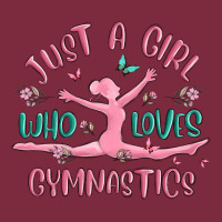 Just A Girl Who Loves Gymnastics Premium Hoodie | Teevron